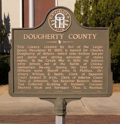 Dougherty County Marker image. Click for full size.