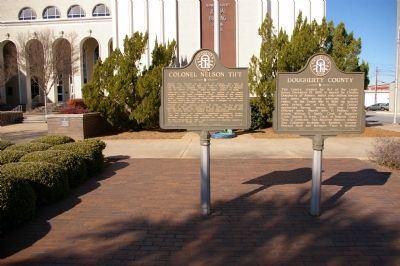 Colonel Nelson Tift Marker image. Click for full size.