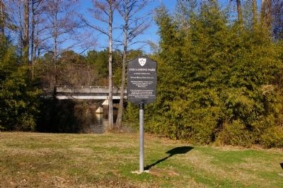 Cox Landing Park Marker. Click for full size. Cox Landing Park Marker image. Click for full size.