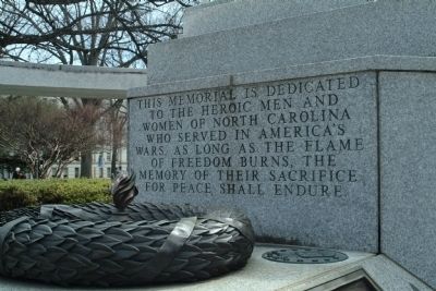 North Carolina Veterans' Monument image. Click for full size.