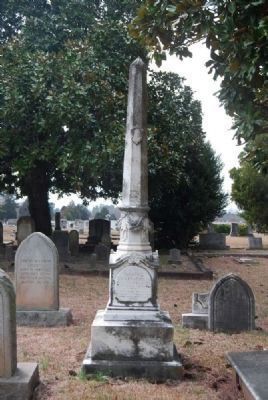 Judge David Lewis Wardlaw<br>Tombstone - South Facing image. Click for full size.