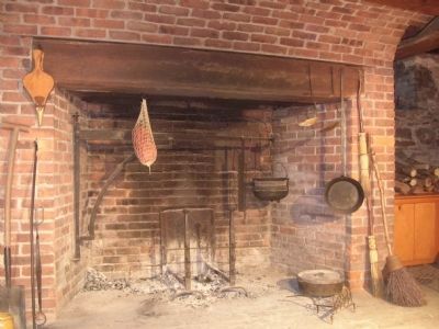 Fort Crailo - Basement Kitchen Hearth. Click for full size. Fort Crailo - Basement Kitchen Hearth image. Click for full size.