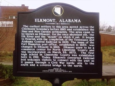 Elkmont, Alabama Marker image. Click for full size.