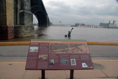 Lewis and Clark and St. Louis Riverfront Marker image. Click for full size.