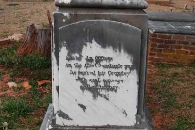 Maj. James Alston<br>Tombstone image. Click for full size.