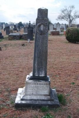 Rev. William H. Barr, D.D.<br>Tombstone image. Click for full size.