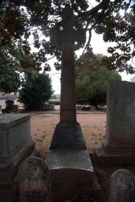 Susan McGowan Benet Tombstone -<br>Cross and Base image. Click for full size.