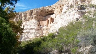 Montezuma Castle View from Marker image. Click for full size.