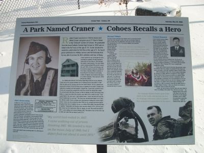 A Park Named Craner * Cohoes Recalls a Hero Marker image. Click for full size.
