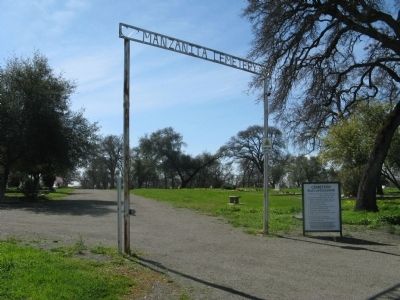 Entrance to the Cemetery. Click for full size. Entrance to the Cemetery image. Click for full size.
