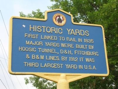 Historic Yards Marker image. Click for full size.