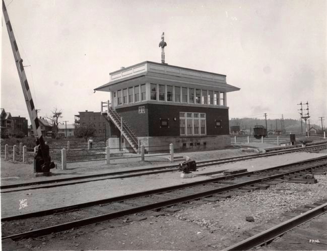 XO Tower at the Head of the Historic Yards in Mechanicville image. Click for full size.