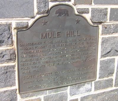 Mule Hill Marker image. Click for full size.