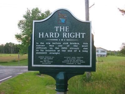 The Hard Right Marker. Click for full size. The Hard Right Marker image. Click for full size.