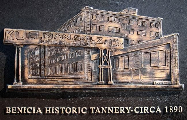 Kullman, Salz & Company Tannery - marker detail image. Click for full size.