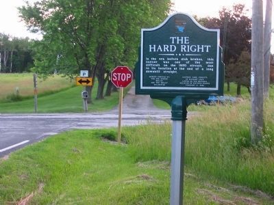 The Hard Right and Marker. Click for full size. The Hard Right and Marker image. Click for full size.