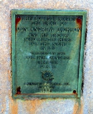 Gen. Andrew Jackson Marker image. Click for full size.