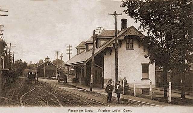 Windsor Locks Railroad Station image. Click for full size.