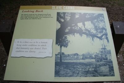 Slave Cabins Marker image. Click for full size.