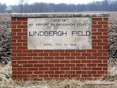Lindbergh Field Marker. Click for full size. Lindbergh Field Marker image. Click for full size.