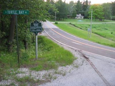 Briggs' Bend and Marker. Click for full size. Briggs' Bend and Marker image. Click for full size.
