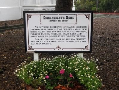 Commandant's Home Marker image. Click for full size.