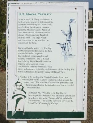 U.S. Naval Facility Marker image. Click for full size.