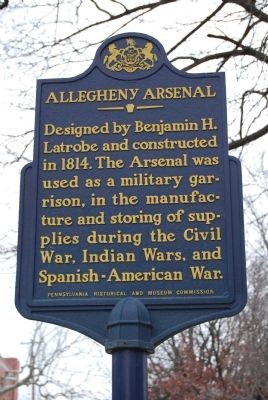 Allegheny Arsenal Marker image. Click for full size.