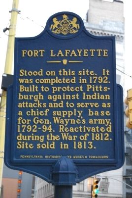 Fort Lafayette Marker image. Click for full size.