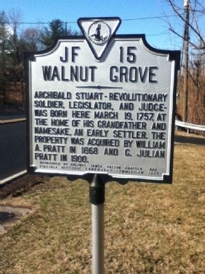 Walnut Grove Marker image. Click for full size.