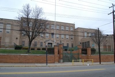 Mary Lou Williams Marker and Lincoln Elementary School. Click for full size. Mary Lou Williams Marker and Lincoln Elementary School image. Click for full size.