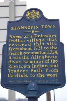 Shannopin Town Marker. Click for full size. Shannopin Town Marker image. Click for full size.
