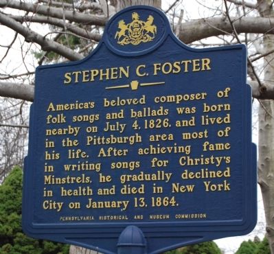 Stephen C. Foster Marker image. Click for full size.