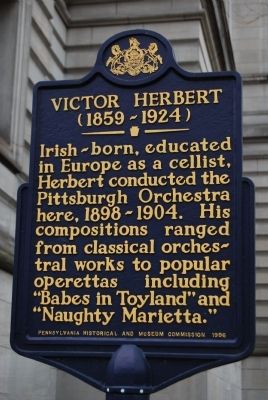 Victor Herbert Marker. Click for full size. Victor Herbert Marker image. Click for full size.