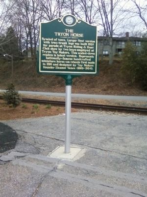 The Tryon Horse Marker. Click for full size. The Tryon Horse Marker image. Click for full size.