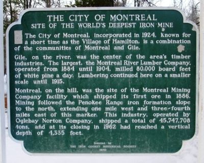 The City of Montreal Marker. Click for full size. The City of Montreal Marker image. Click for full size.