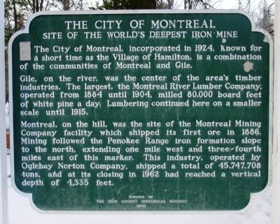 The City of Montreal Marker image. Click for full size.