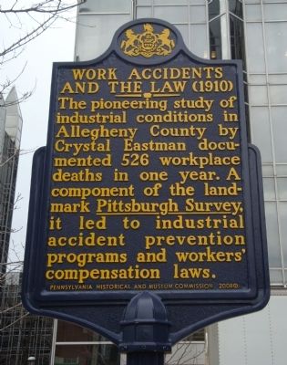 Work Accidents and the Law Marker image. Click for full size.