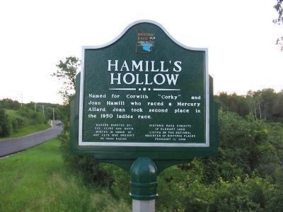 Hamill's Hollow Marker image. Click for full size.