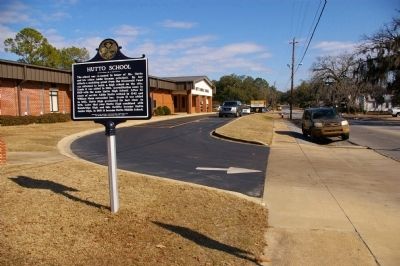 Hutto School Marker (Side 2) image. Click for full size.