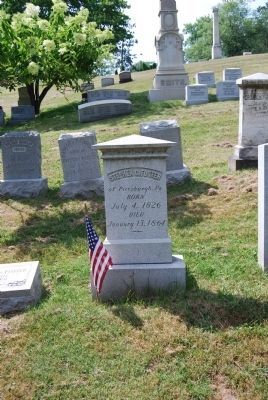 Stephen C. Foster Grave in Allegheny Cemetery, Lawrenceville. Click for full size. Stephen C. Foster Grave in Allegheny Cemetery, Lawrenceville image. Click for full size.