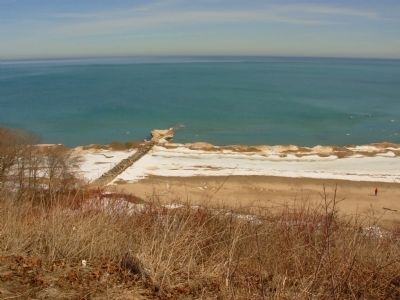 Atwater Beach and Lake Michigan image. Click for full size.