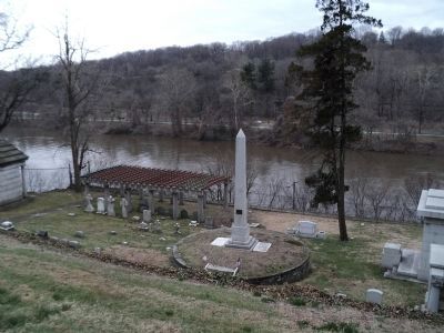 Marker in Laurel Hill Cemetery image. Click for full size.