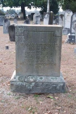 Dr. Wesly C. Norwood Tombstone image. Click for full size.