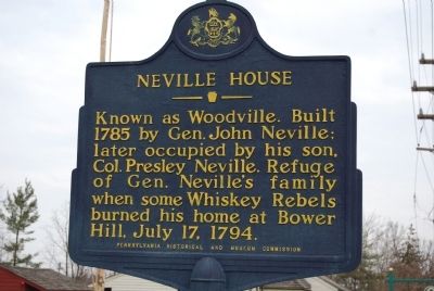 Neville House Marker image. Click for full size.