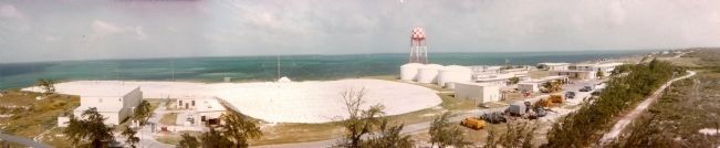 Panorama of NAVFAC Grand Turk In full Operation image. Click for full size.