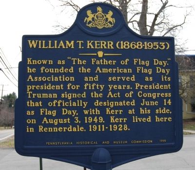 William T. Kerr Marker image. Click for full size.