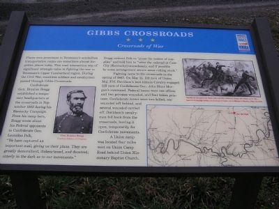 Gibbs Crossroads Marker image. Click for full size.
