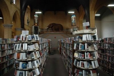 There is a Mastodon in the Cohoes Public Library image. Click for full size.