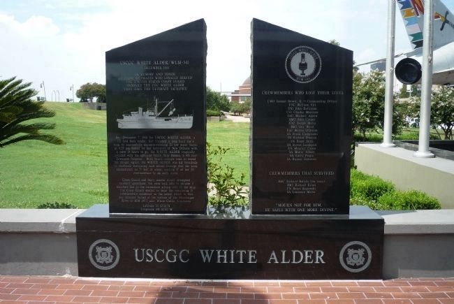 USCGC <i>White Alder</i> Memorial image. Click for full size.